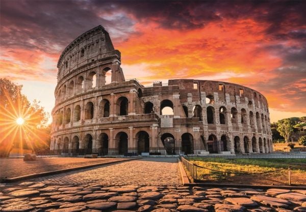 Clementoni Puslespil HQC Roman Sunset, 1000 brikker