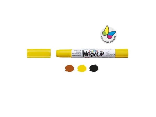 Carioca MASK UP ANIMALS, Ansiktssminkemaling, Gutt/Jente, 3 stykker