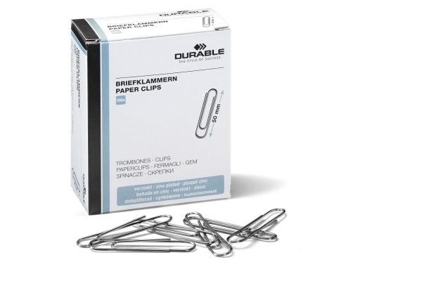 Durable 122425, Metall, Zink, 50 mm, 100 stykker