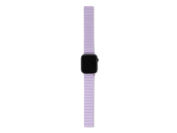 Decoded Silicone Magnetic Traction Strap Lite, Kellon hihna, Apple, Apple Watch 38mm / 40mm / 41mm, Silikoni, Purppura