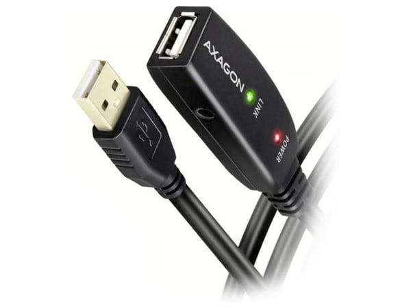 AXAGON ADR-220 - USB-förlängningskabel - USB (hane) till USB (hona) - USB 2.0 - 5 V - 20 m - aktiv förstärkare