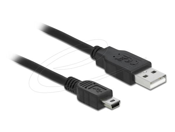 Delock - USB-kaapeli - mini-USB tyyppi B (han) til USB (han) - USB 2.0 - 3 m - lajittelu