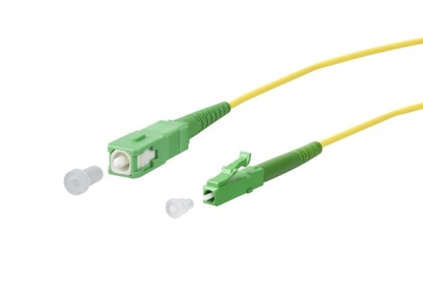 METZ CONNECT OpDAT patchkabel, SC-S APC/LC-S APC OS2, 1 m