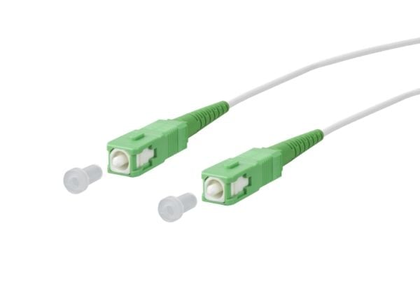 METZ CONNECT OpDAT liitäntäkaapeli, SC-S APC/SC-S APC OS2, 15 m