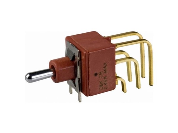 C & K-switchar E203MD1AV2BE vippswitch E-serien 20 V/AC, 20 V/DC 2 x On/Off/On IP57 1 st bulk