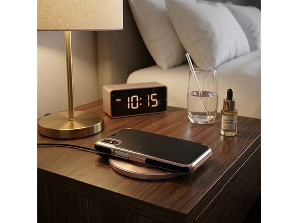 Pipetto Slim Wallet Mirror Deksel til iPhone XR - Svart/Rosegull