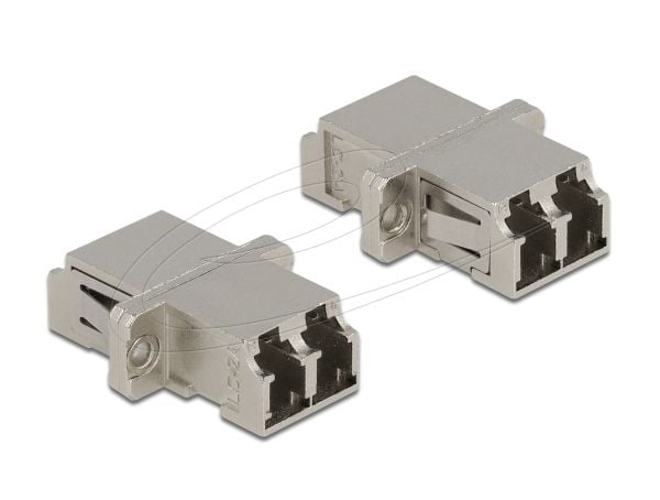 Delock - Nettverkkopler - LC-enkeltmodus (hunn) til LC-enkeltmodus (hunn) - fiberoptisk
