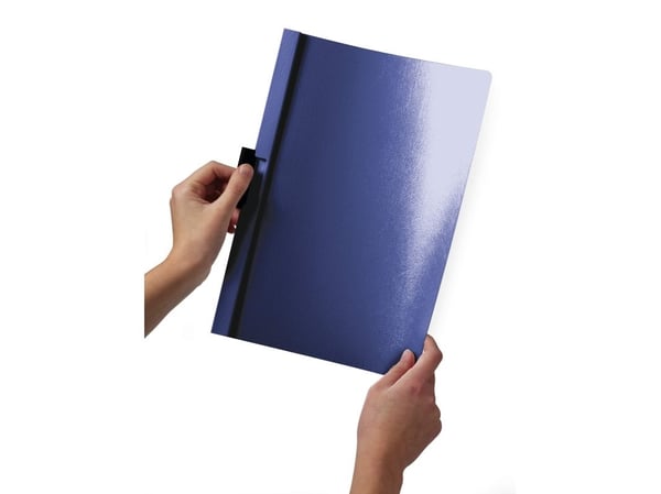 Durable Duraclip 60, Röd, Transparent, PVC, 60 ark, A4, 1 styck
