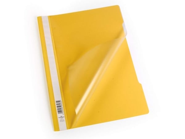 Slitesterk CLEAR VIEW FOLDER – ECONOMY 2573 A4, Gul