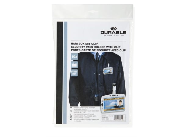 Durable 869819, Transparent, 10 styck