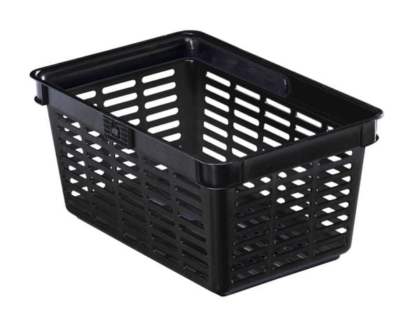 Durable Shopping Basket, Svart, Plast, Handlekurv, 19 l, 400 mm, 300 mm