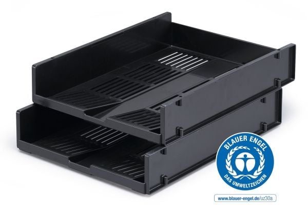 DURABLE OPTIMO - Brevbakke - for A4 (210 x 297 mm) - kapasitet: 500 ark - koksgrå
