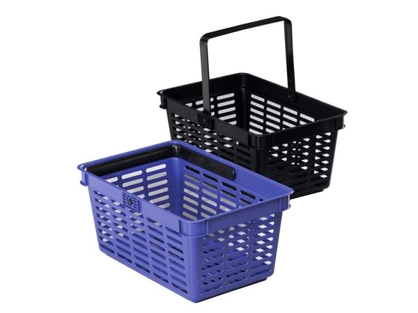 Durable Shopping Basket, Rød, Plast, Handlekurv, 19 l, 400 mm, 300 mm
