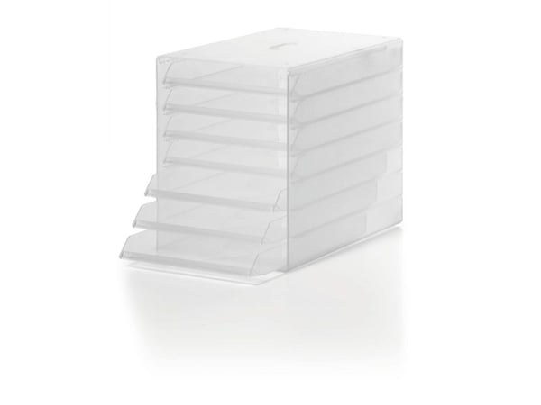 Durable IDEALBOX, Gjennomsiktig, C4, 7 skuffer, 250 mm, 365 mm, 332 mm