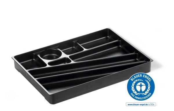 DURABLE IDEALBOX - Lådinsats - träkol