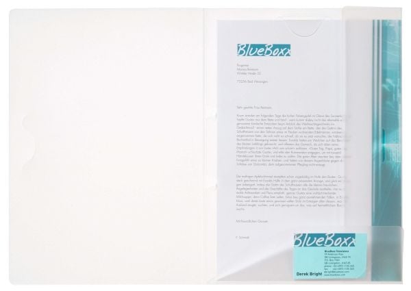 Durable 253319, A4, Transparent, Poträtt