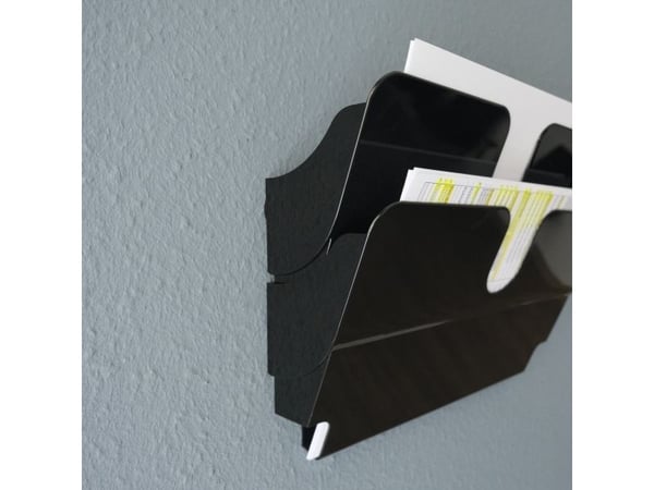 Durable Flexiplus, 2 galler, Svart, A4, 340 mm, 105 mm, 270 mm