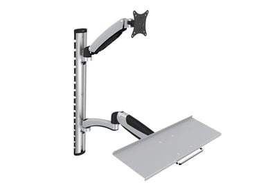 DIGITUS DA-90354 - Monteringssett (veggmontering, tastaturarm, skjermarm) - for LCD-skjerm / tastatur - skjermstørrelse: 17"-27"