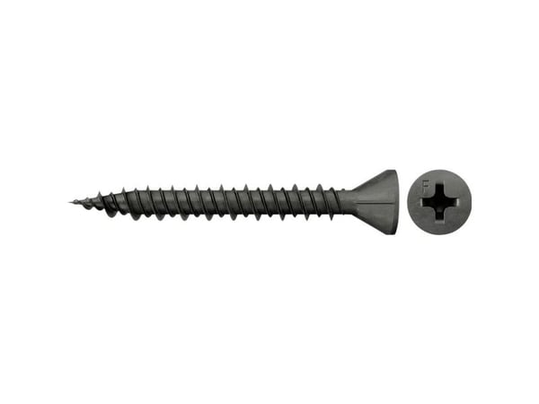 Fischer 665098, Skru, Metall, Fibre board, Metall, Gipsplater, Tre, Full tråd, Forsenket hode, PH (Phillips)