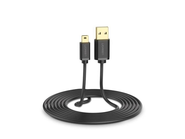 Ugreen USB-kabel Ugreen-kabel USB - mini USB 480 Mbps 3 m svart (US132 10386)
