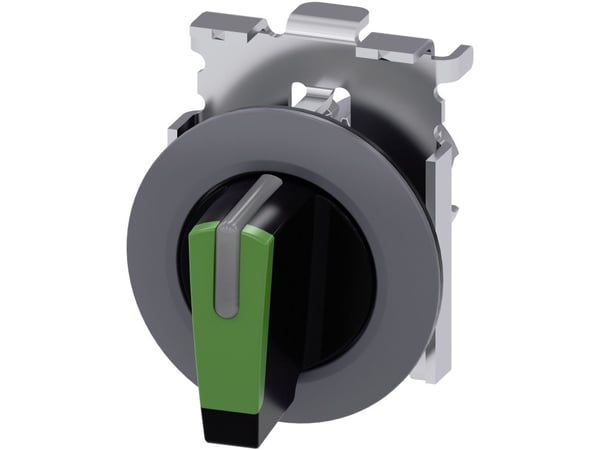 Siemens 3SU10622DM400AA0 3SU1062-2DM40-0AA0 Kiertokytkin Kiinnityslaite Vihreä 2 x 45 ° 1 kpl 1 kpl