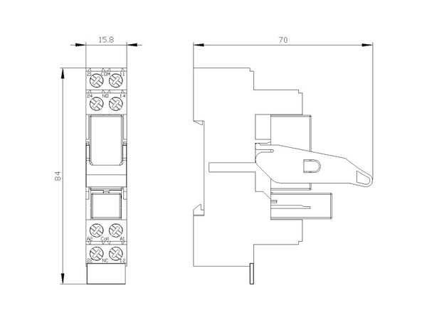 Siemens LZS:RT4A4T30 Stikrelæ 2 x omskifter 5 stk