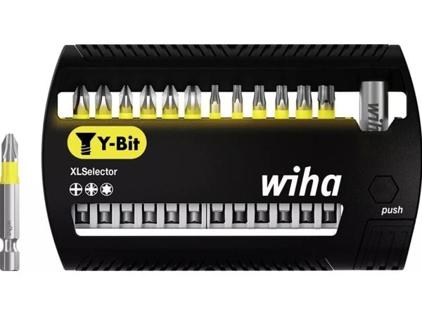 Wiha 41834 Bittipaketti 31 kpl Phillips-lastaleikkuri, Pozidriv-lastaleikkuri, TORX Plus