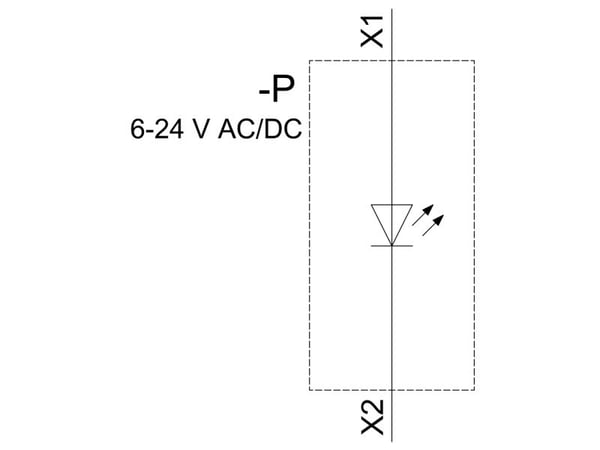 Siemens 3SU1401-1BG00-1AA0 LED-modul gul 24 V DC/AC 1 st