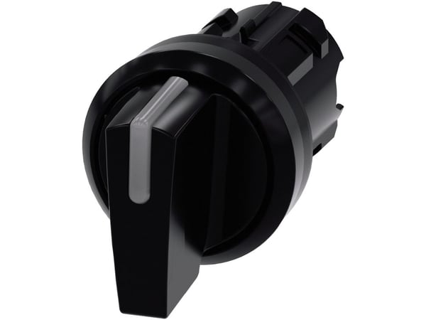 Siemens 3SU10022BP100AA0 3SU1002-2BP10-0AA0 Kääntökytkin Kiinnityslaite Musta 2 x 45° 1 kpl