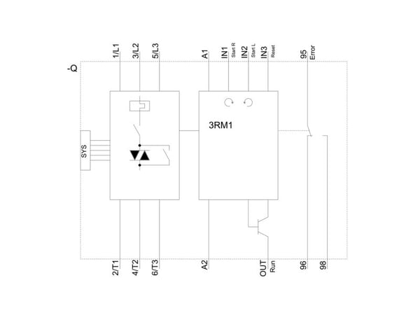 Siemens Wendestarter 3RM1202-3AA04 24V, 100 mm, 36 mm, 109 mm, 167 mm, 304 g, 1 styck