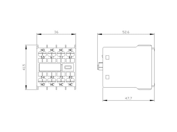 Siemens 3RH2911-2GA13 extrabrytare 1 st