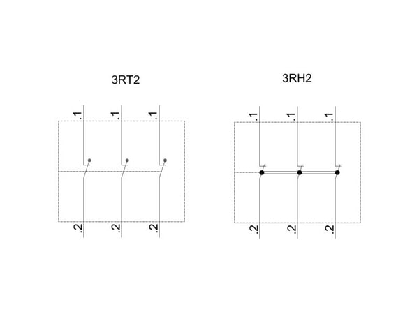 Hjälpblock front 3NC 3RH2911-2HA03
