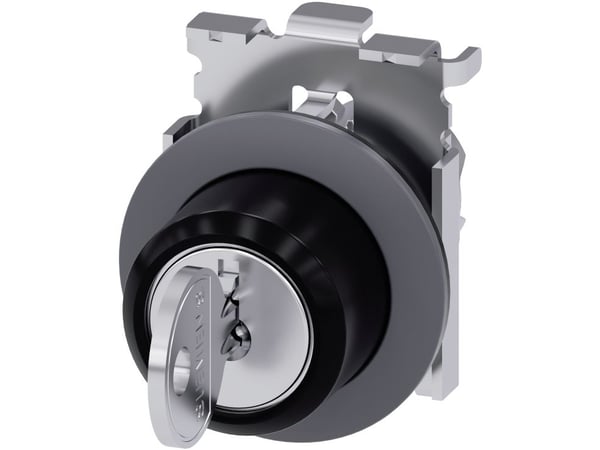 Siemens 3SU1060-4LM01-0AA0 avainkytkin, 30 mm, pyöreä, IP67, IP69K, 3,05 cm, 88 mm, 99 mm, 50 mm, 97,5 g