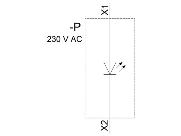 Siemens 3SU1401-1BF00-1AA0 LED-Modul Amber 230 V 1 St., 10 g, 106 mm, 60 mm, 22 mm