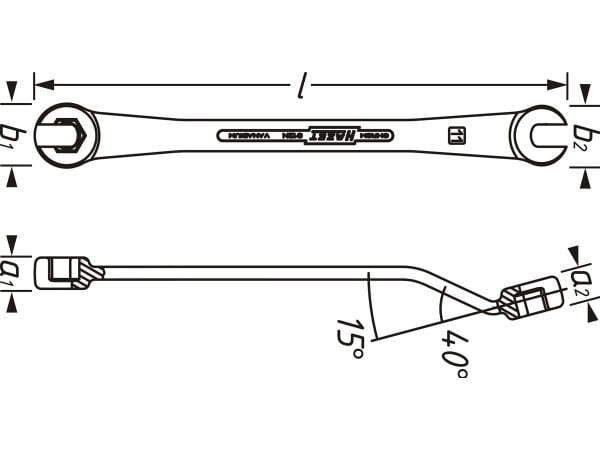 HAZET 612N-11, 1 stykker
