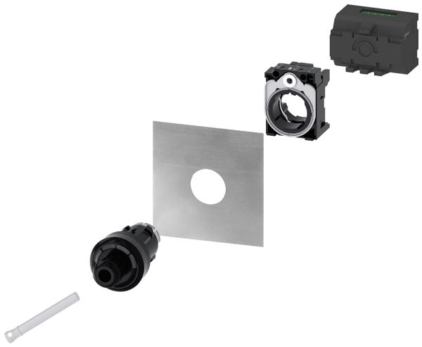 Siemens 3SU10004WS100AA0 3SU1000-4WS10-0AA0 Avainkytkin 3 x 45° IP65 1 kpl