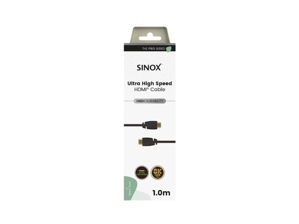 Sinox PRO HDMI™-kabel 8K60HZ+E. 1 m. Variasjon