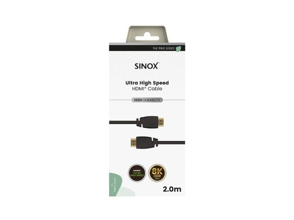 Sinox PRO HDMI™-kabel 8K60HZ+E. 2 m. Variasjon