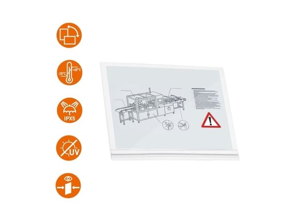 Vedenpitävä magneettinen tietotasku A5 - 5 kpl/pkt
