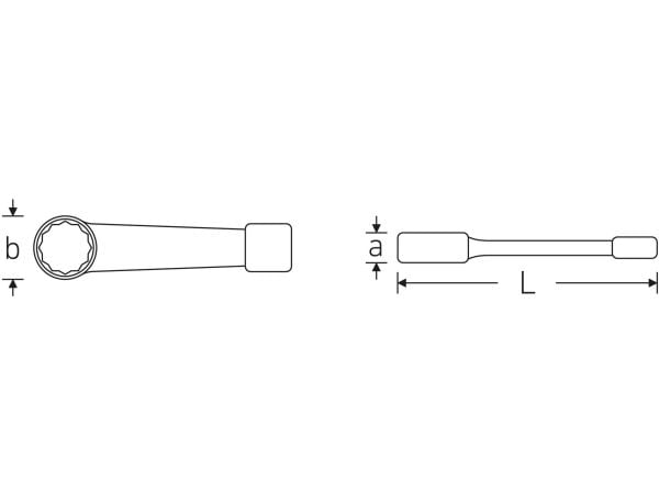STAHLWILLE 42050075, Kromstål, 1 stykker, 2,78 kg