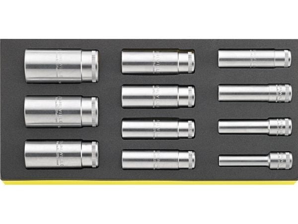 STAHLWILLE 96838776, Støpselsett, 11 hoder, 350 mm, 175 mm, 2,35 kg STAHLWILLE 96838776, Støpselsett, 11 hoder, 350 mm, 175 mm, 2,35 kg