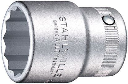 STAHLWILLE 05410044, Stikkontakt, Kromfarget, DIN 3124 / ISO 2725-1 / ASME B 107.5 M, 240 g