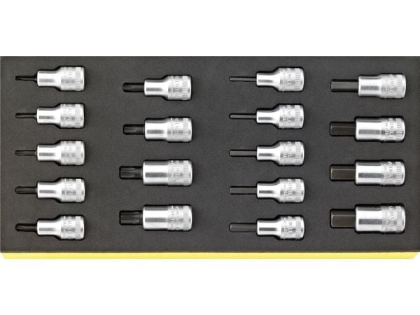 STAHLWILLE 96838782, Støpselsett, 18 hoder, 350 mm, 175 mm, 1,67 kg