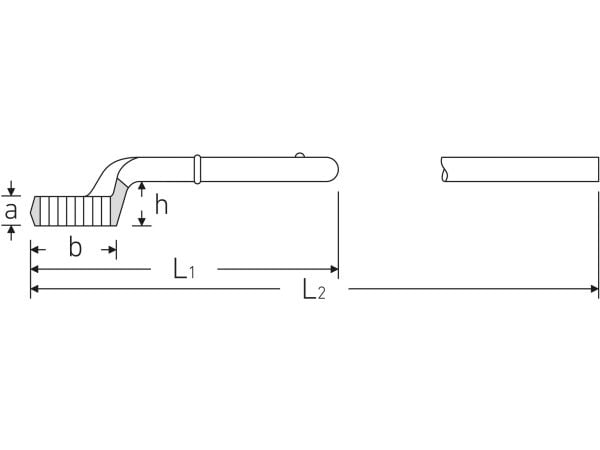 STAHLWILLE 42020100, Kromstål, 1 stykker, 4,89 kg