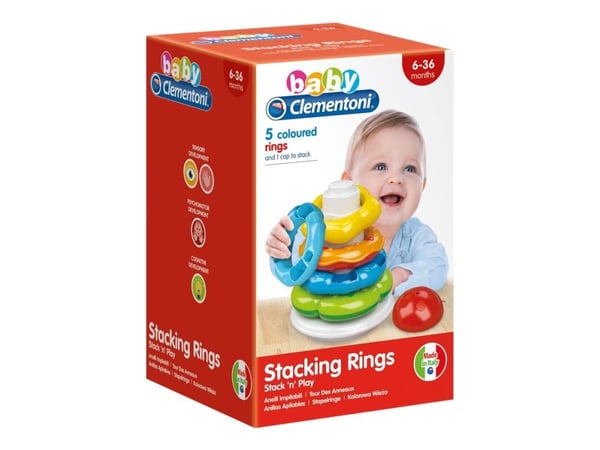 Clementoni Žaislinė piramidė - žiedai