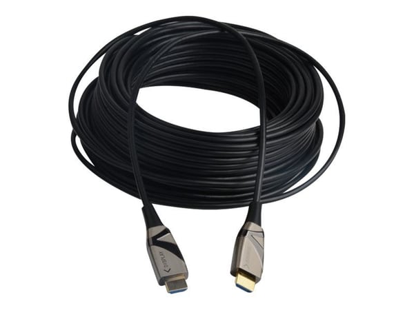 TECHly - HDMI-kabel med Ethernet - HDMI hann til HDMI hann - 20 m - svart - 4K-støtte