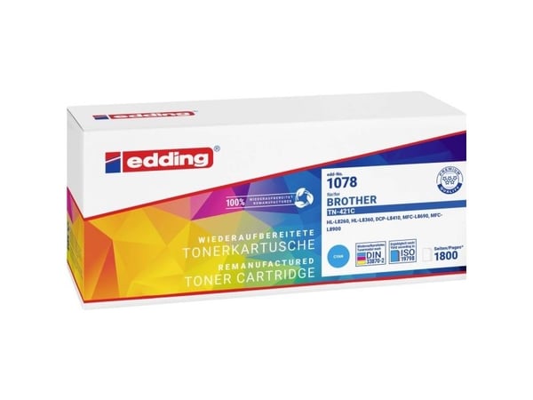 Edding EDD-1078, 1800 sider, Cyan, 1 stykker