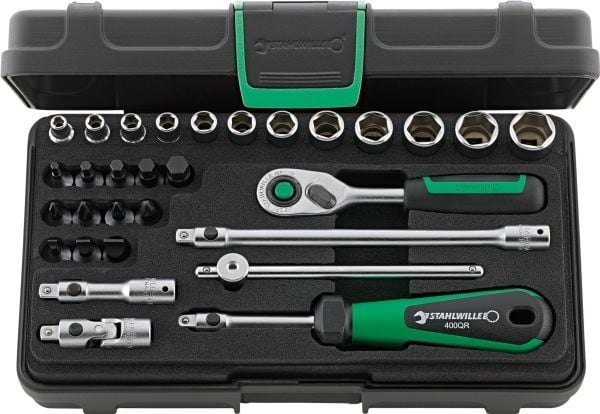 Stahlwille 40/24/6QR KN Hylsysarja 1/4 (6,3 mm) 96011182