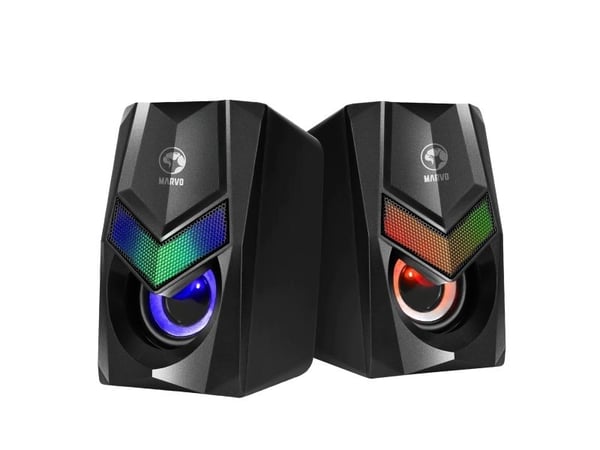 Tietokonekaiuttimet Marvo SG-118 multimediakaiuttimet LED / 6W / RGB