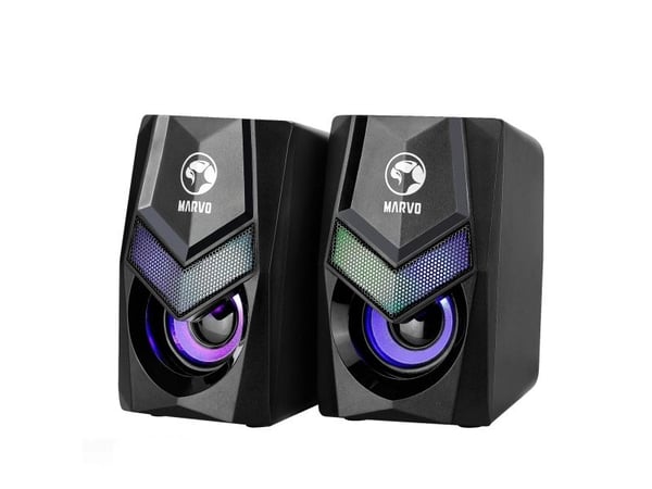 Tietokonekaiuttimet Marvo SG-118 multimediakaiuttimet LED / 6W / RGB
